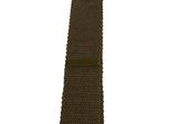 Krawatte ETERNA, Herren, Gr. 142cm, grün (khaki), Leinen, klassisch, Krawatten