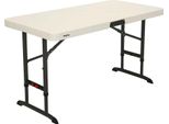 Tavolo Pieghevole In Plastica Lifetime Da Campeggio Bianco 122X61X86 Cm