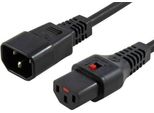 Microconnect PC1003 Cavo Di Trasmissione Nero 1,5 M Accoppiatore C13 Accoppiatore C14