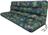 Cuscino Pillowprim Per Altalena Hollywood - Cuscino Per Panca Da Giardino - Cuscino Per Panca - Cuscino Per Seduta E Schienale - Larghezza Seduta 120 Cm - Prato Verde