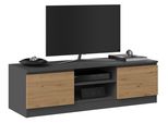 Tavolino Per Tv Saba 1 - Rovere Artisan / Antracite