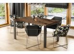 Endo-MöBel Garant Tavolo Da Pranzo 130Cm-265Cm Metallo Allungabile Tavolo Da Cucina Con Struttura In Metallo (Rovere Monastero)