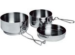 Eschus In 3 Parti. (0,9L + 0,5L) + Coperchio, Acciaio Inox