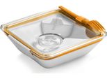 Black + Blum Lunchbox Box Appetit Bianco/Arancione