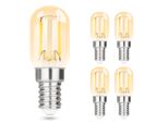Zmh 4 Pezzi Lampadina E14 Led Bianco Freddo Vintage T22 Led Lampadina Lampada E14 Lampadine 2W 2700K Lampadine Edison