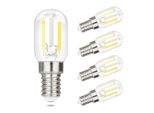 Zmh 4 Pezzi Lampadina E14 Led Bianco Freddo N Lampada Vintage T22 Led 6000K E14 Lampadine 2W Lampadine Edison
