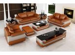 Set Di Divani 3+2+1 Posti A Sedere 2X Tavolino Credenza Sgabello 7 Pz Jvmoebel