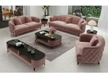 Set Da Salotto Set Divano 3+2+1 Posti Tavolino Credenza Jvmoebel