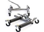 Set Di 2 Martinetti Di Manovra Xpotool Fino A 566 Kg Ciascuno Martinetto Fino A 30 Cm Di Larghezza Del Pneumatico Ausilio Di Manovra Con Rotelle