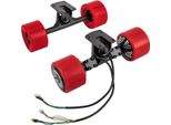 Flaschenzug, Dual Motor Set, Skateboard-Zubehör, Speed Skateboarding Ausrüstung, Roller Nabe Motor, Rot