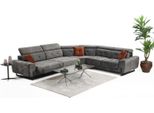 Divano Angolare Grigio Divano Da Salotto Di Design Divano A U Imbottitura Di Lusso Mobili Moderni Jvmoebel