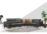 Divano Ad Angolo Divano A L Divano Design Imbottito Arredamento Moderno Tessile Soggiorno Jvmoebel