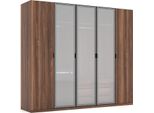 Armadio In Legno Marrone 252 X 60 X 220 Cm Jvmoebel