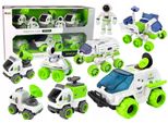 Set Di Veicoli Spaziali 6In1 Rover Satellite Per Bambini