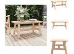 Vidaxl Tavolino 90X50X41 Cm In Legno Massiccio Di Abete Rosso - Elementi Per Divani Da Giardino