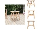 Vidaxl Tavolino 49X49X50 Cm In Legno Massiccio Di Abete Rosso - Elementi Per Divani Da Giardino