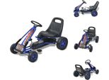 Vidaxl Go-Kart A Pedali Con Sedile Regolabile Blu - Girello E Scivolo Per Bambini E Veicoli A Pedali