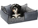 Letto Per Cani "Porto"" - 55X40 Cm - Materasso Per Animali Domestici, Letto Per Gatti, Cuscino Per Cani | Cestino Per Cani Con Cuscino, Antiscivolo E Lavabile | Pillowprim"