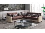 Ecksofa Divano A L Wohnzimmer Luxus Beige