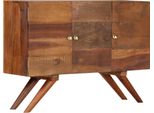 The Living Store Credenza Altholz Massiv Braun 110X30X75 Cm