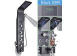 Sistema Doccia A Led, Display Della Temperatura, Massaggio Multifunzionale, Nero L-8009