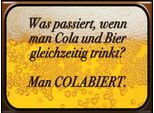 Vianmo Insegna In Legno 30X40 Cm Was Passiert Wenn Cola Und Bier