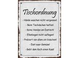 Vianmo Insegna In Legno 40X30 Cm Tischordnung HäNde Waschen