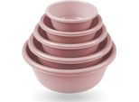 Set Di Ciotole Per La Miscelazione (5 Pezzi), Ciotole Per La Pasta, Set Di 5 Ciotole Per La Miscelazione In Plastica (0,7L - 6L), Ciotole Per Insalata Impilabili Per La Cucina