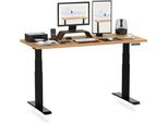 Scrivania Flexispot Regolabile In Altezza 180X80Cm 2 Motori, Portata 160 Kg, Protezione Anticollisione, Piano D'appoggio Monoblocco Da 25 Mm, 4 Posizioni Di Memoria Acero