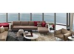 Divano Angolare Marrone Divano A L Design Imbottito Moderno Tessile Soggiorno Prianera Jvmoebel