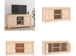 Mobile Tv Vidaxl 103X36,5X52 Cm In Pino Massiccio - Mobile Tv - Mobile Tv - Mobile Tv - Supporto Tv
