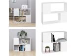 Mobile Tv Vidaxl Bianco 80X24X63 Cm In Legno - Mobile Tv - Mobili Tv - Mobili Tv - Mobili Tv