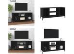 Vidaxl Mobile Tv Nero 102X35X45 Cm In Legno - Mobile Tv - Mobili Tv - Mobili Tv - Porta Tv