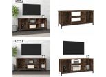 Vidaxl Mobile Tv In Rovere Fumé 102X35X45 Cm Materiale A Base Di Legno - Mobile Tv - Mobile Tv - Mobili Tv - Porta Tv