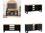 Mobile Tv Vidaxl 100X33X46 Cm In Legno Massiccio Di Mango E Materiale A Base Di Legno - Mobile Tv - Mobile Tv - Mobile Tv - Porta Tv