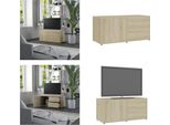 Mobile Tv Vidaxl Rovere Sonoma 80X34X36 Cm Materiale A Base Di Legno - Mobile Tv - Mobile Tv - Mobile Tv - Credenza