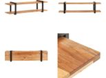 Mobile Tv Vidaxl 160X40X40 Cm In Legno Massiccio Di Acacia - Mobile Tv - Mobili Tv - Mobili Tv - Mobili Tv