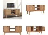 Vidaxl Mobile Tv Otta 113,5X43X57 Cm Pino Massiccio - Mobile Tv - Mobili Tv - Mobili Tv - Porta Tv