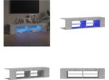 Vidaxl Mobile Tv Con Luci Led Grigio Sonoma 135X39X30 Cm - Mobile Tv - Mobili Tv - Mobili Tv - Porta Tv