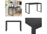 vidaXL Computertisch Schwarz 110x60x73 cm Holzwerkstoff - Computer Tisch - Computer Tische - Computer Schreibtisch - Computer Schreibtische