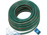 Kotarbau® Tubo Da Giardino 1/2" 50 M A 4 Strati Rinforzato Verde Professionale Per L'irrigazione Delle Piante"
