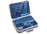 Valigetta Per Utensili Scheppach TB235 Con 233 Pezzi | Utensili In Acciaio Al Cromo Vanadio | Valigetta Con Chiusura A Chiave