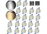 Jnglgo 20X3W Spot Da Incasso Led Faretto Da Incasso Faretto Da Incasso Faretto Da Soffitto Faretto Da Incasso Da Soffitto (20X3W, Bianco Caldo)