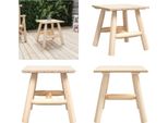 Vidaxl Tavolino 49X49X50 Cm In Legno Massiccio Di Abete - Tavolino - Tavolini - Tavolino - Tavolo