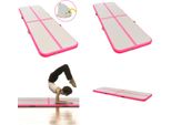 Vidaxl Tappetino Da Ginnastica Gonfiabile Con Pompa 600X100X10 Cm Pvc Rosa - Tappetino Da Ginnastica - Tappetino Da Ginnastica - Tappetino Da Ginnastica Yoga - Tappetino Da Ginnastica Yoga