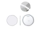 Specchio Da Parete Per Bagno, Luce Led Illuminata, Funzione Di Disappannamento, 60 Cm (24 Pollici)