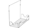 Mensola Per Doccia Mensola Per Bagno Mensola Da Parete Per Bagno Cestino Per Doccia Mensola Per Bagno Mensola Da Parete 28X13X26,5 Cm Con Accessori Per Il Montaggio (Cromo)