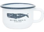 Tazza In Smalto Bianco Balena 9,5X6 - Batela