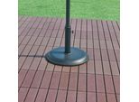 Supporto Per Ombrellone 'Bionaz' Ø45X5 Cm Cemento 15 Kg Rotondo Nero