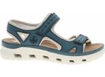 Sandali Donna Rieker 64066-14 Blau Combi 41